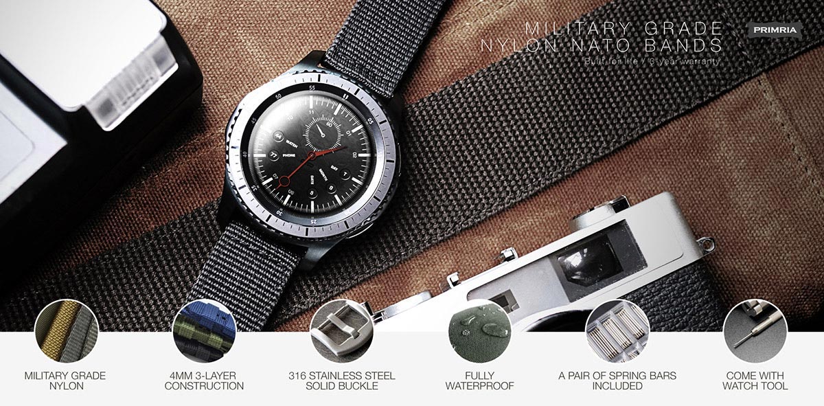 Samsung Gear Tactical Sport Watch Band – Sport & Tactical Watchbands