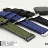 Fitbit Versa 4 / Versa 3 / Versa 2 Sense 2 - Nylon Thick Military Heavy Duty Watch Strap / Watch Band - Image 6