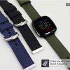 Fitbit Versa 4 / Versa 3 / Versa 2 Sense 2 - Nylon Thick Military Heavy Duty Watch Strap / Watch Band - Image 5