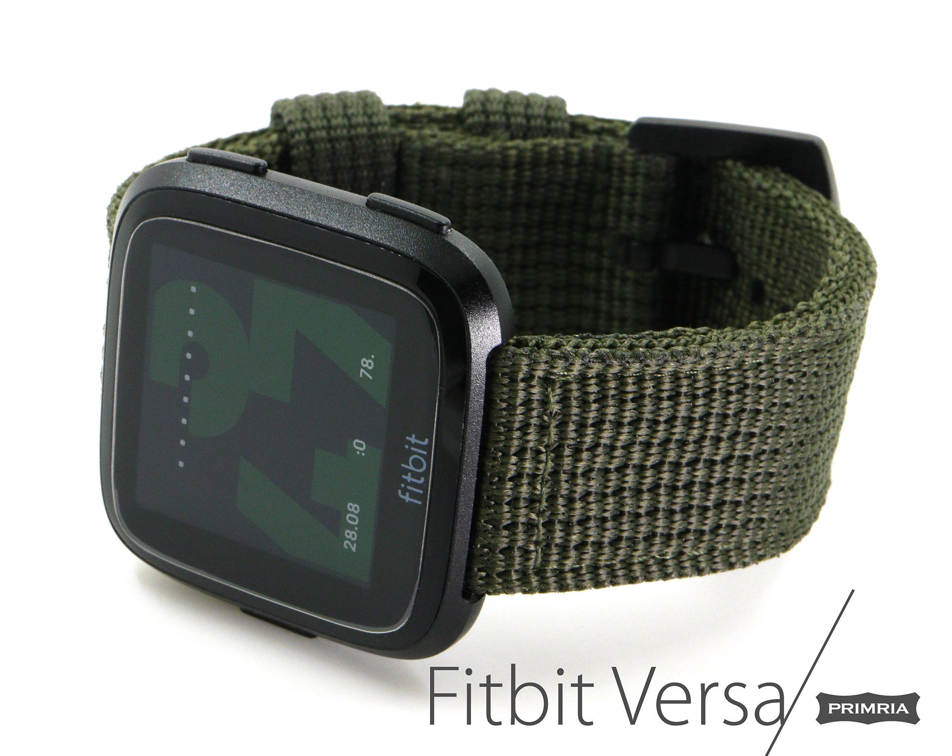 hierarki underviser Fritagelse Fitbit Versa 4 / Versa 3 / Versa 2 Sense 2 – Nylon Thick Military Heavy  Duty Watch Strap / Watch Band - PRIMRIA Watch Bands & Straps