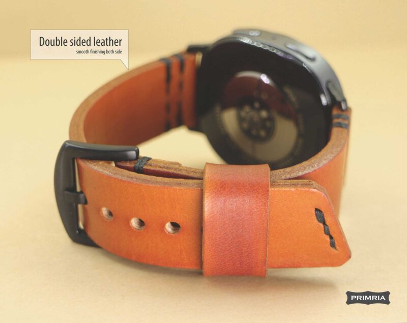 Samsung Galaxy Watch 8 Classic Handmade Leather Strap / Band / Vintage Leather Strap / Italian Leather - Image 2