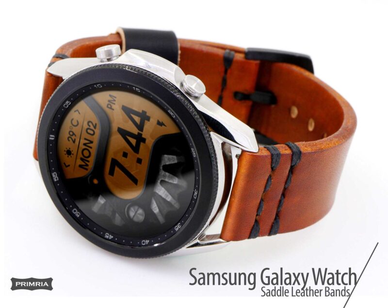 Samsung Galaxy Watch 8 Classic Handmade Leather Strap / Band / Vintage Leather Strap / Italian Leather - Image 6