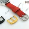 20mm 22mm Leather Watch Strap - Handmade Natural Full Grain / Vegetable Tanned Leather - Image 4
