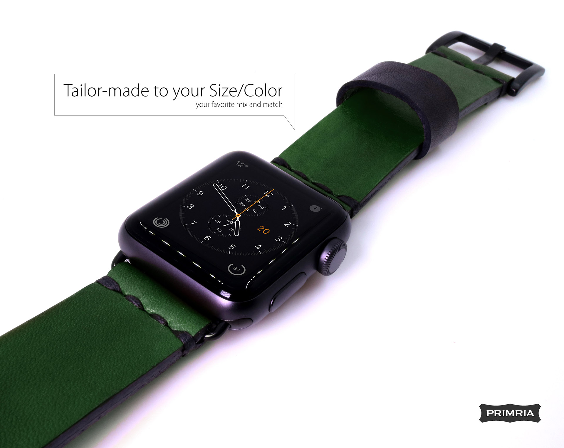 Apple Watch Band Handmade Leather Watch Strap / Vintage Leather Straps for  Apple Watch Series – British Green - PRIMRIA Watch Bands u0026 Straps