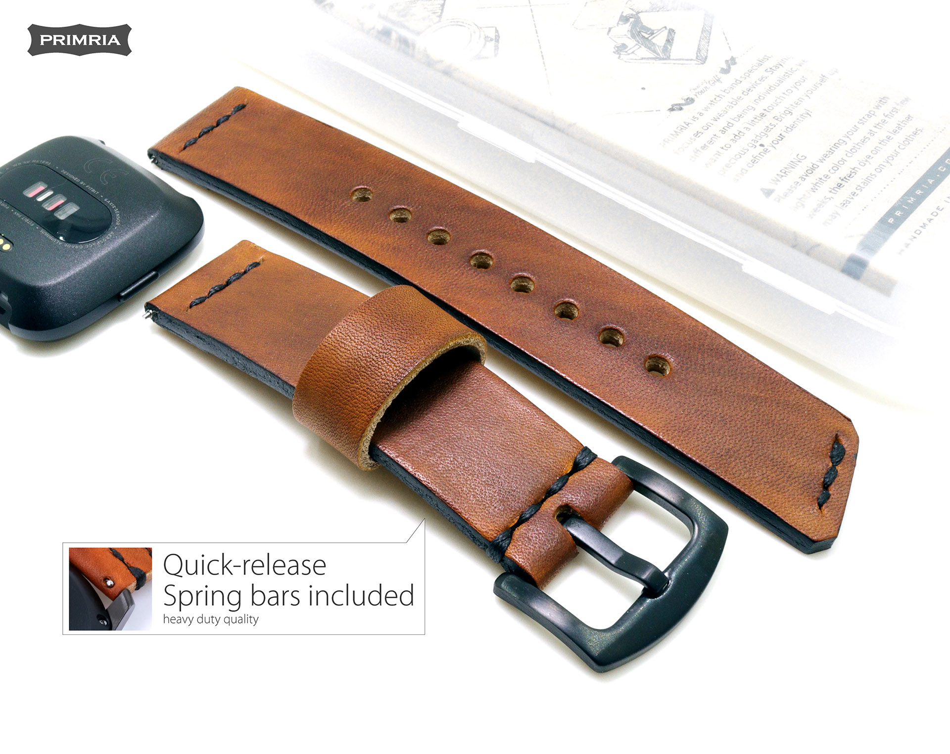 Western Fitbit Versa 3/Versa 4/Sense/Sense 2 Watch Band – Lux
