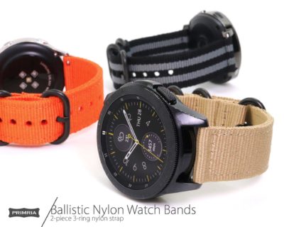 Samsung Galaxy Watch 6 5 / Gear S3 / Classic / Sport – Nylon Heavy Duty Watch  Strap Sport Watch Band - PRIMRIA Watch Bands & Straps
