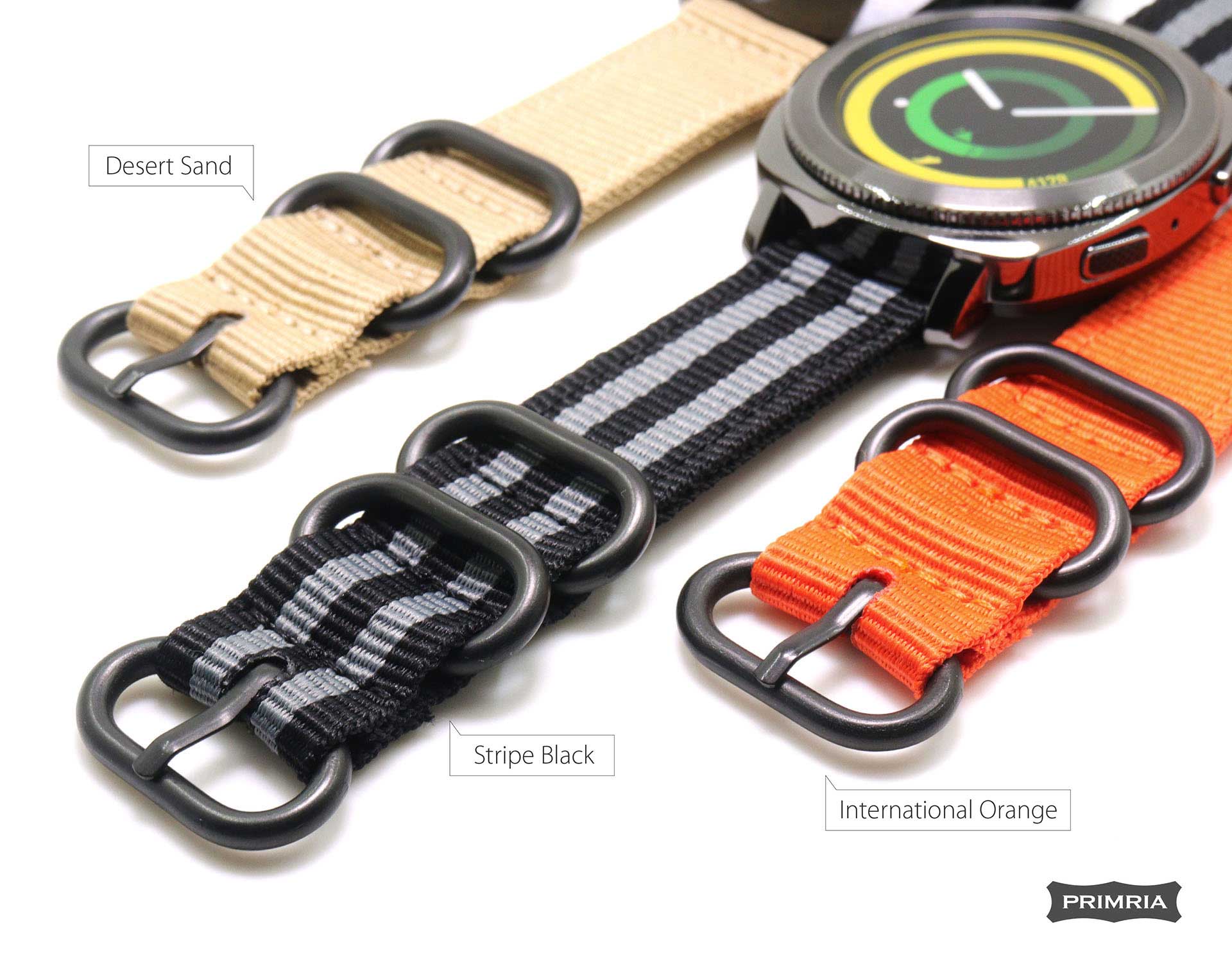 20mm 22mm 24mm Nylon Watch band strap zulu strap Heavy duty nylon straps  watch strap ring buckle for Samsung s3 Watchband