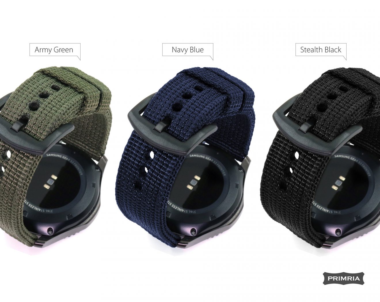 pnn_nylon_green_5 PRIMRIA Watch Bands & Straps