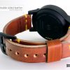 Ticwatch Pro E S2 C2 Handmade Saddle Leather Straps with Quick-release - Image 2