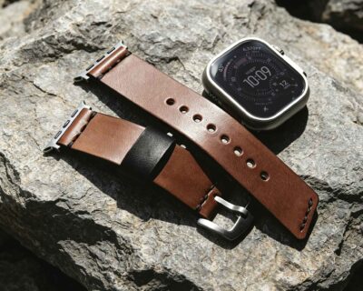 Apple Watch Series Ultra Full Grain Saddle Leather Straps